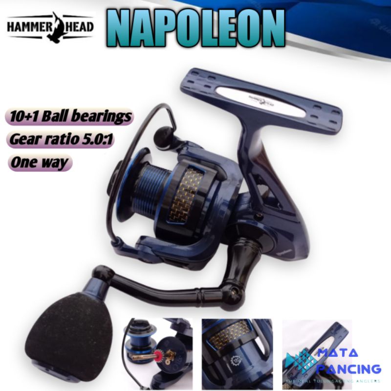 Reel Pancing Hammerhead Napoleon 3000 body ringan dan sangat kuat