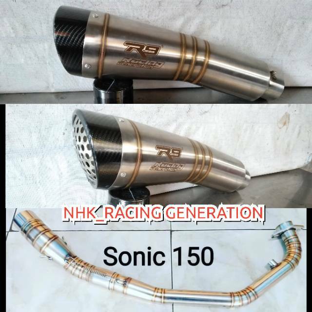 KNALPOT VIXION R9 H2 TITAN