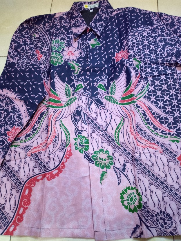Peksi Kembar Kemeja Batik Pria Solo Lengan Panjang Lapis Furing Aljaya Ab Batiksoloamanah Atasan