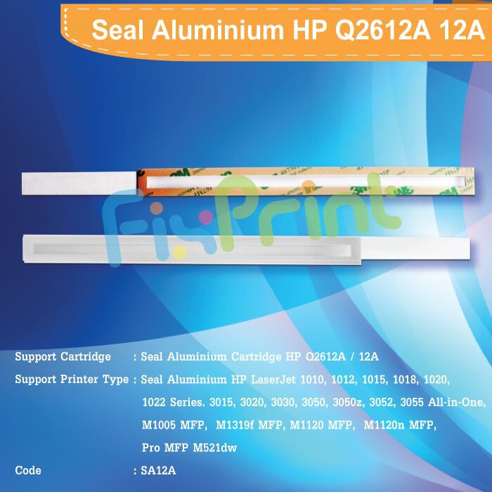 Seal Aluminium HP Q2612A 12A, Seal HP LaserJet 1010  M1005 MFP M1319f M1120 Murah