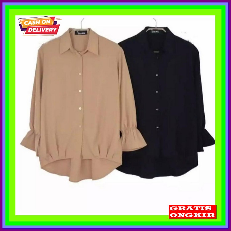 Baju Atasan Wanita Kekinian Outher Cwek Oversize Bju Cewek Import Atas Baju Blouse Wanita / Baju Ata