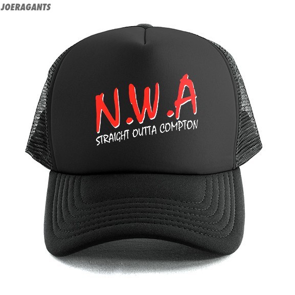 NWA - TRUCKER HAT / CAP | MUSIC MERCH | TOPI JARING BAND | RAP HIP HOP | COD | UNISEX joeragants