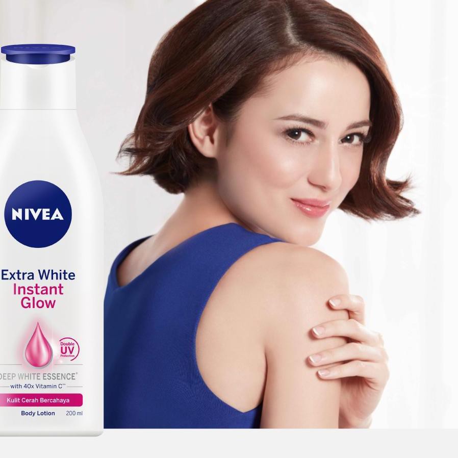✥ NIVEA Body Care Body Lotion + Body Serum Extra White Instant Glow ➦