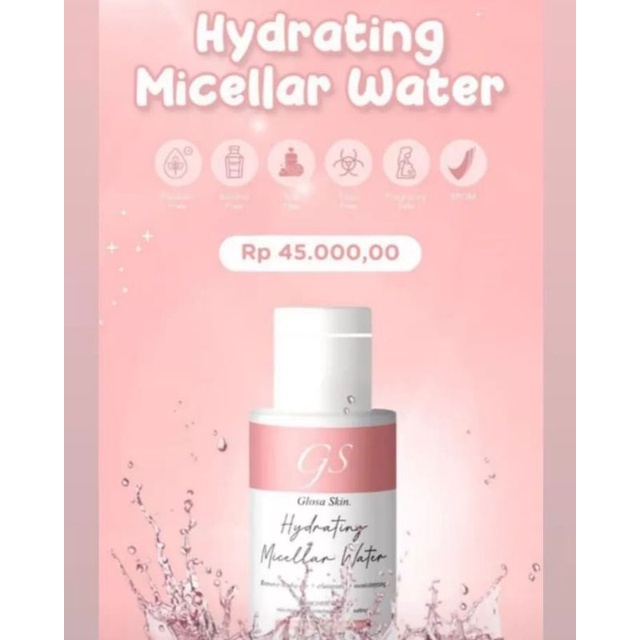 

miccelar water glosaskin