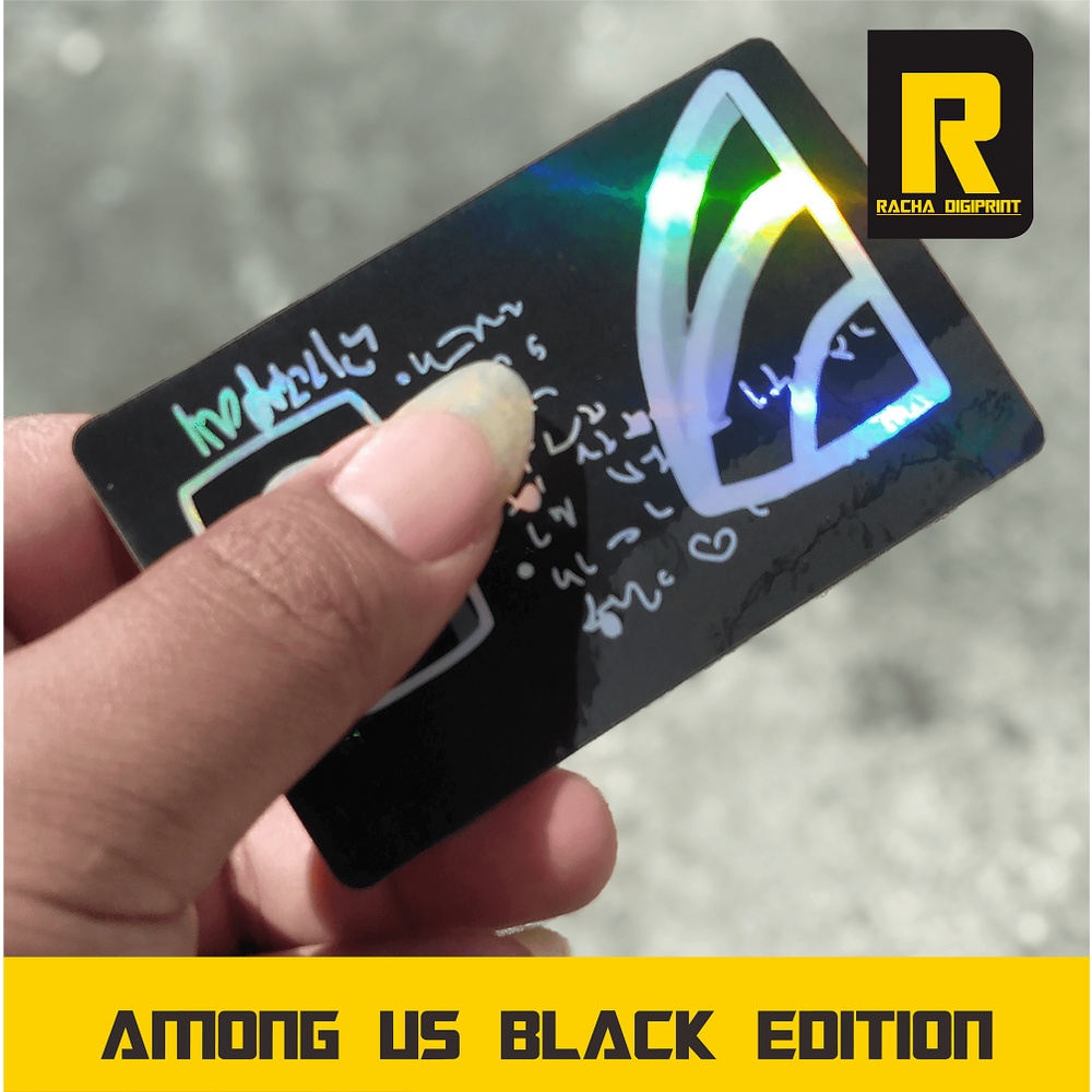 

[READY] Stiker ATM Hologram Among US Black Edition