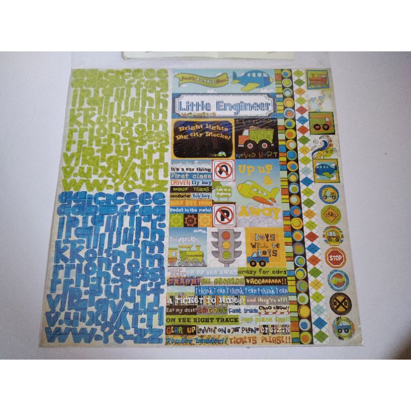 

sticker traffic abjad