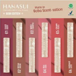 Hanasui lipcream boba edition