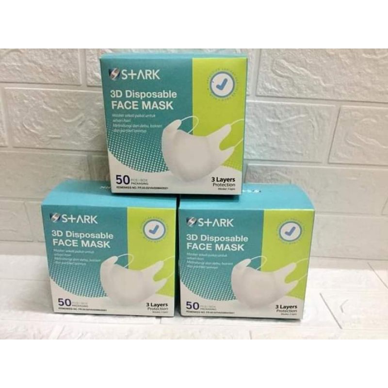 Masker S Ark Duckbill Black White Shopee Indonesia