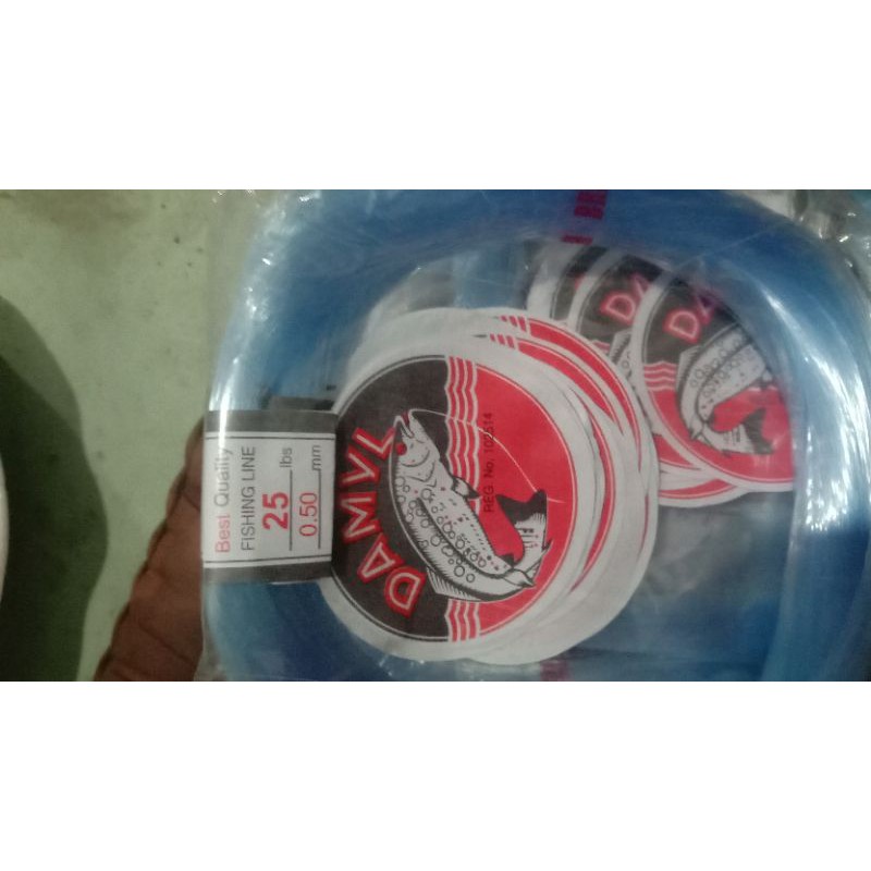 benang damyl 25lbs 0.50mm