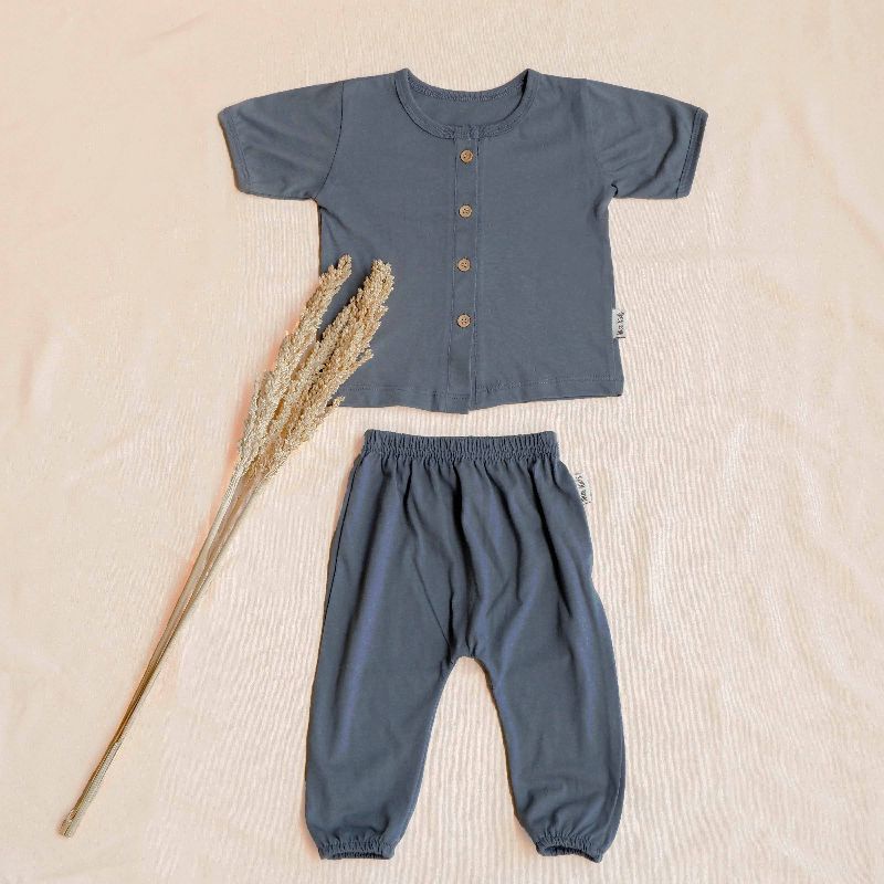 NICE KIDS - CASUAL BUTTON SET - PIYAMA ANAK - SETELAN BAJU BAYI