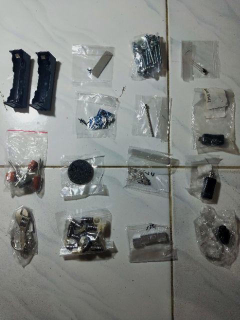 X20 Set Baut Mur Ring M3 - M4