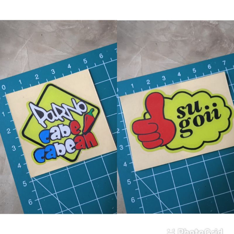 

stiker cutting parno cabe cabean sticker sugoi