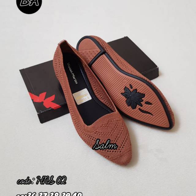 SEPATU RAJUT IMPORT VISION MARTIN/ DESANTOS, SEPATU SLIP ON
