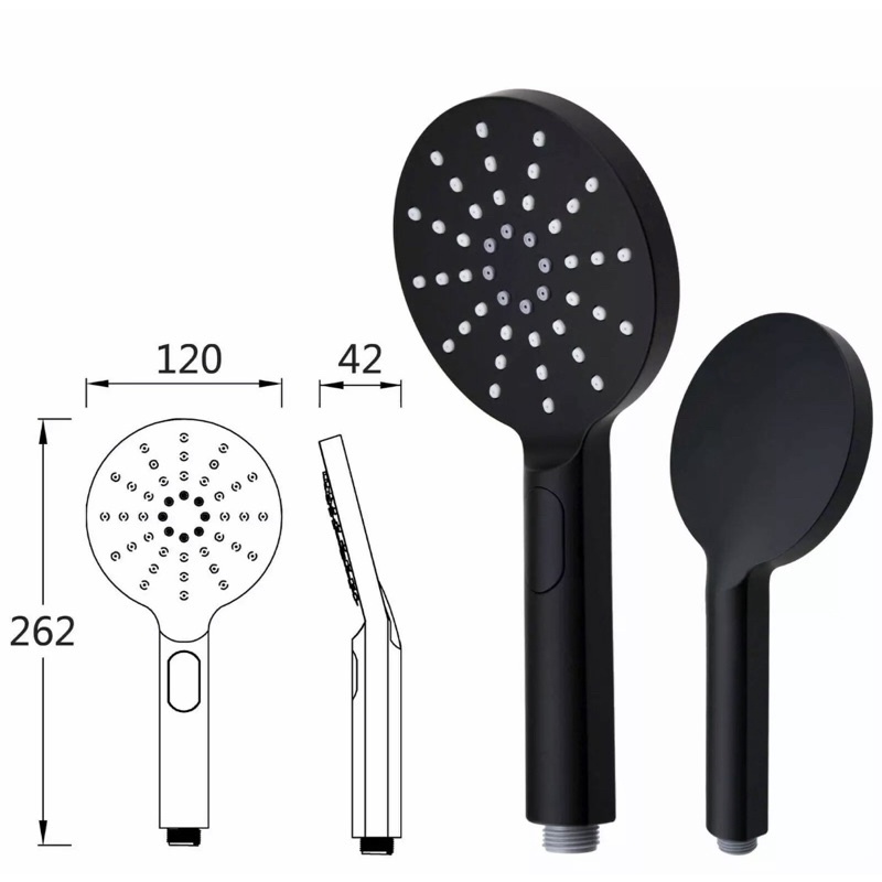 688HD HandShower Set 3 Mode / Shower Mandi Hand Shower Kepala Air Push Button Paket Set