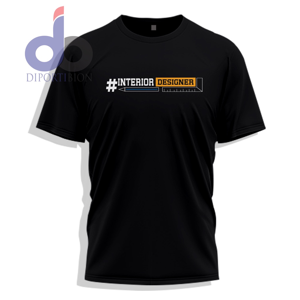 KAOS DISTRO JOBSTEE INTERIOR DESIGNER / INTERIOR DESIGNER GRAPHIC KAOS LENGAN PENDEK