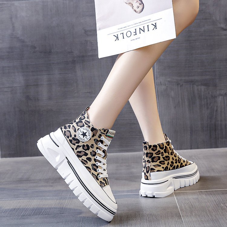 [ ORIGINAL IMPORT ] Sepatu Boots Leopard Wanita Import Premium Quality SI 154