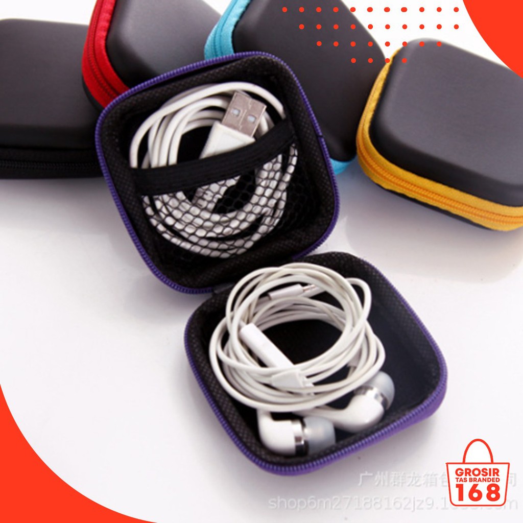 CASE HEADSET PENYIMPANAN PORTABLE STORAGE BAG IN-EAR EARPHONE EARBUDS HEADSET CASES