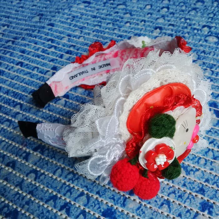 Berkualitas Bando Hello Kitty Hk Handmade Import Bangkok Best Quality Bkk071 Gilaa