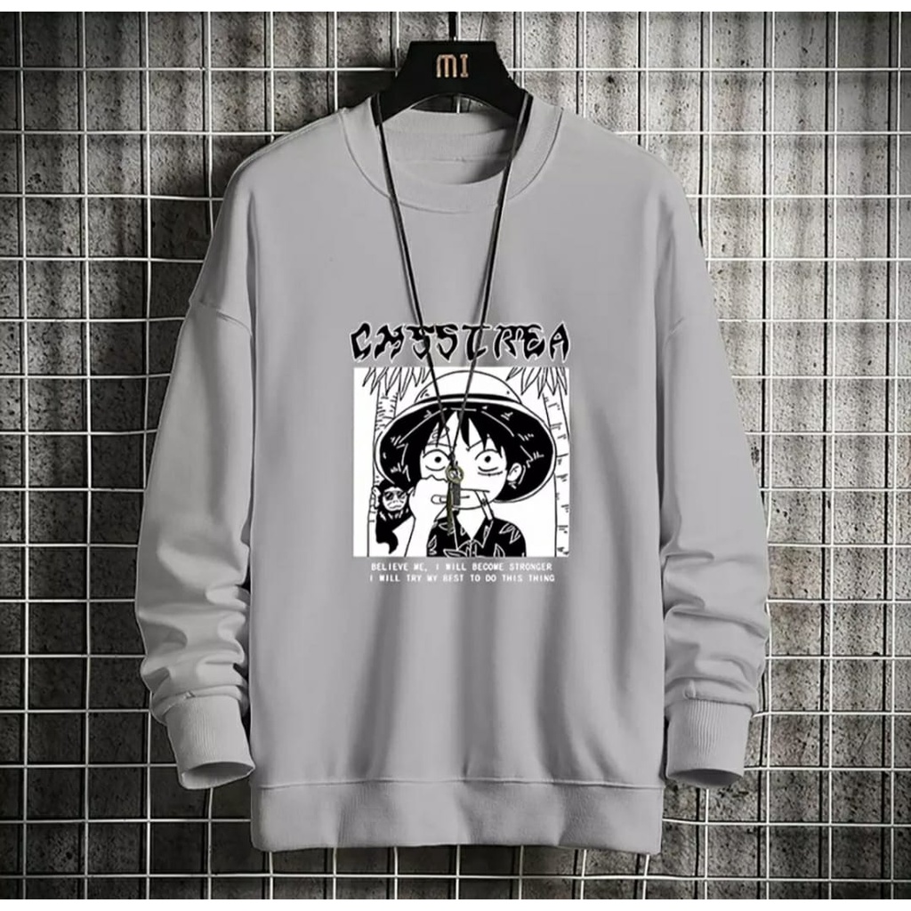 SWEATER ANIME UNISEX WHEN LUFFY / SWEATER UNISEX TEBAL
