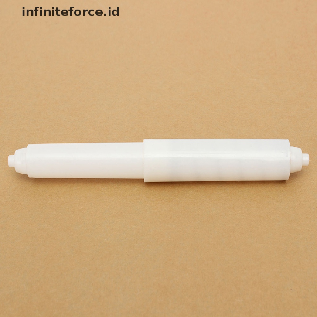 (Infiniteforce.Id) Holder Tisu Gulung Toilet Pengganti Bahan Plastik Warna Putih