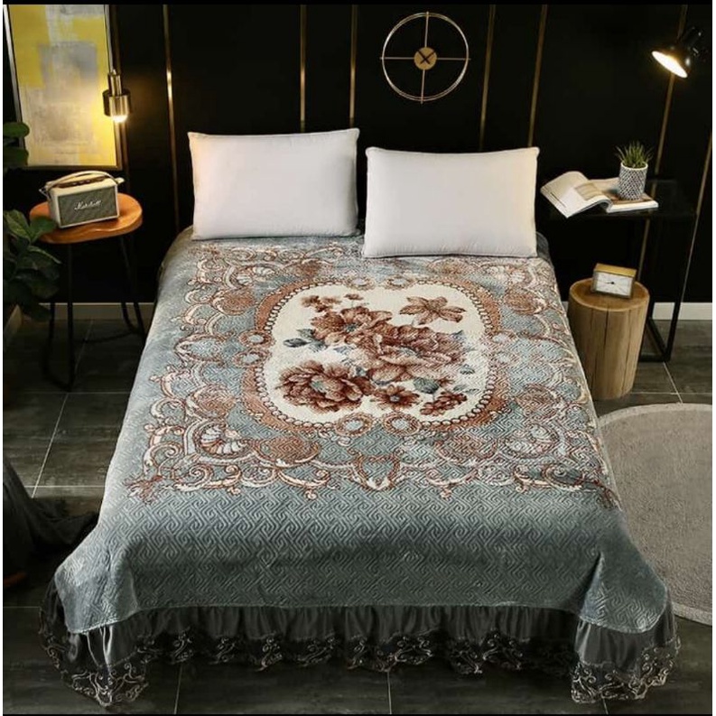SELIMUT RENDA BAHAN DOUBLE, LAPISAN DALAM BAHAN KATUN JEPANG-*3