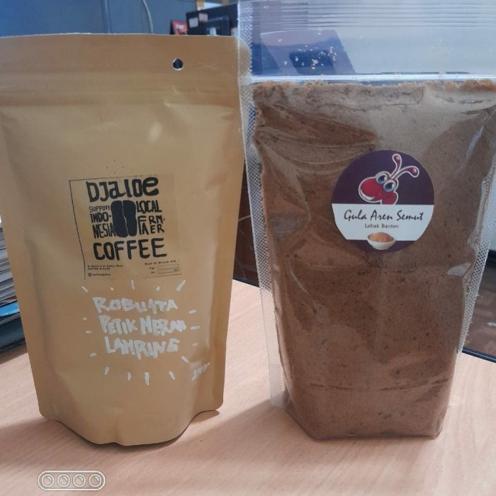

paket Bundling Robusta coffee Petik merah dan Gula Aren