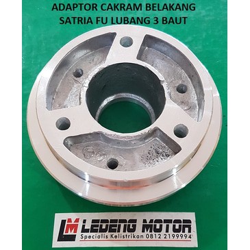 Adaptor Cakram Belakang Suzuki Satria FU Lubang 3 Baut