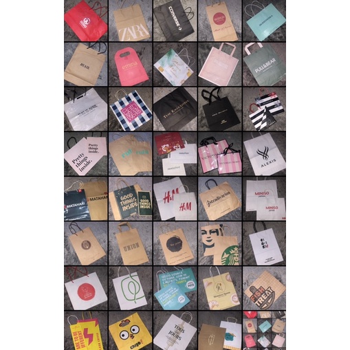 

PAPER BAG BERBAGAI BRAND ORIGINAL STORE [TERMURAH] (BACA DESKRIPSI)