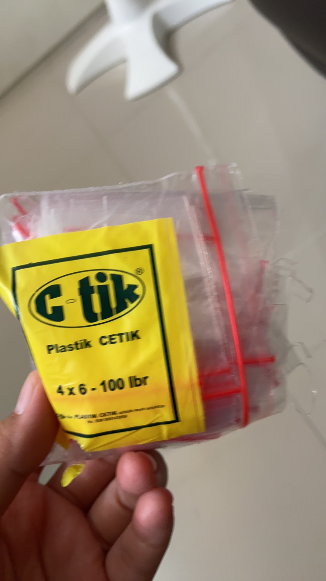 Plastik Klip Kemasan 4x6