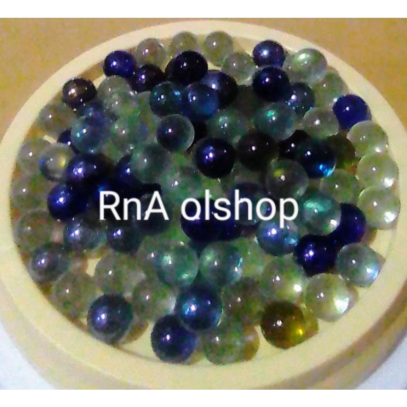 Kelereng Mini Kelereng Kecil Metalik 10 mm 100 pcs