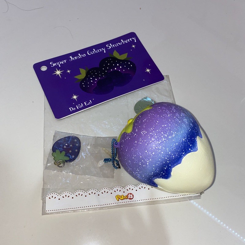 SQUISHY PUNI MARU SUPER GALAXY STRAWBERRY MURAH