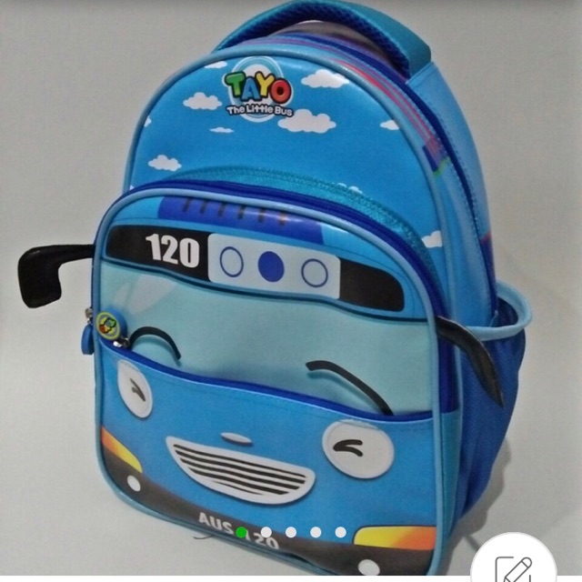 Showme promo tas ransel anak sekolah PAUD / TK / 13 INCH/ 33 CM 3D BUS IMUT IMUT