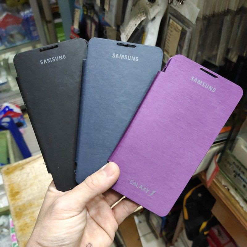 SAMSUNG J100 / J1 2015 / J1 , S4 ACTIVE / I9295 , GALAXY J / GN075 , S6310 / S6312 flipcover buku