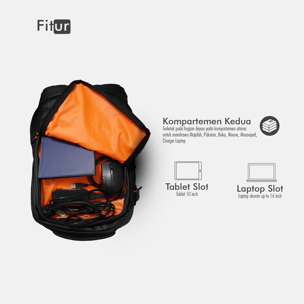 Tas ransel Backpack urban factor - Luxurious | Tas laptop