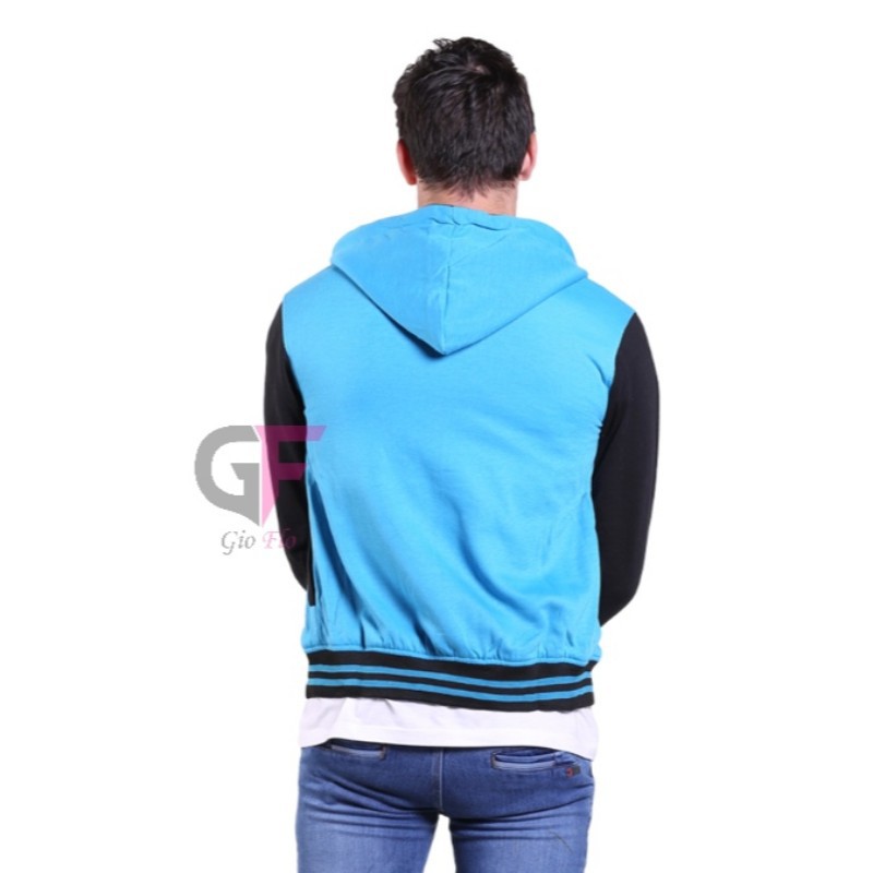 GIOFLO Jaket Outdoor Casual Pria Model Kekinian Biru / JAK 2171