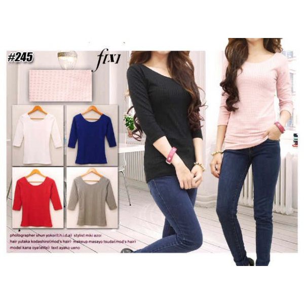 Blouse / Kaos Bangkok Cewek Glori Spandek B1920