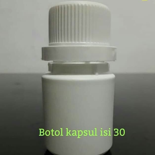 Botol HDPE LABOR 50 ml / 50 cc / 50ml / 50cc agro Pert plastik Kimia pupuk bulet botol kapsul isi 30