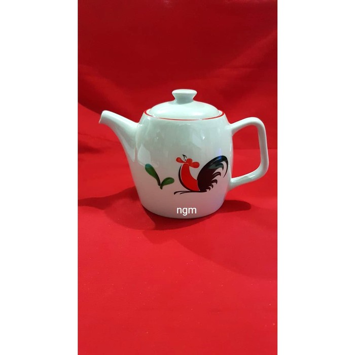 Teko keramik ayam jago