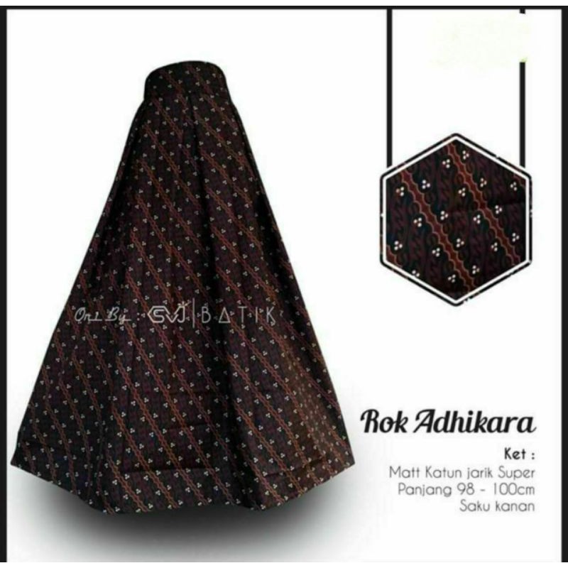 Rok Batik original Pekalongan garansi harga termurah Rok Batik Modern klok Bawahan Batik Ori By SVJ-5