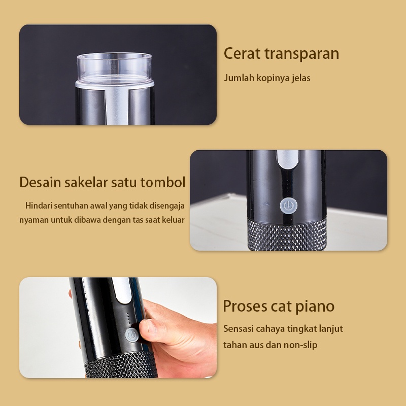 SYH Mall Electric Espresso Maker / mesin kopi / Mesin Pembuat Espresso Portable / Portable Elektrik Coffee Maker / Espresso Coffee Maker / PORTABLE Dengan Filter Coffee Maker / Elektrik Coffee Maker Set