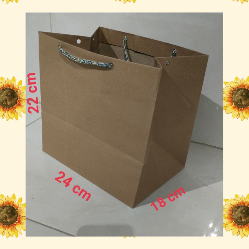 

Paperbag tas kertas nasi kotak bento pitonan/tedak siten