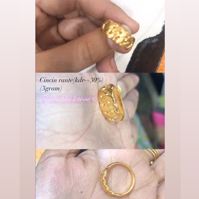 Cincin emas muda