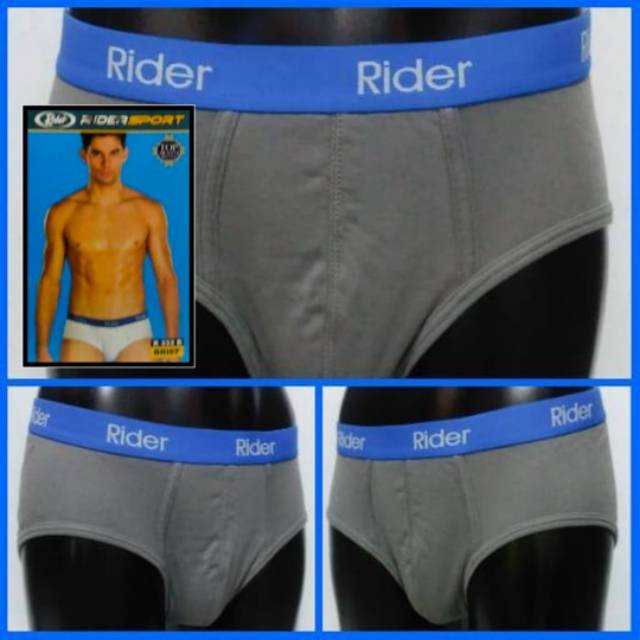 RIDER Sport CD Pria R 333B [ Isi 3 Piece ]