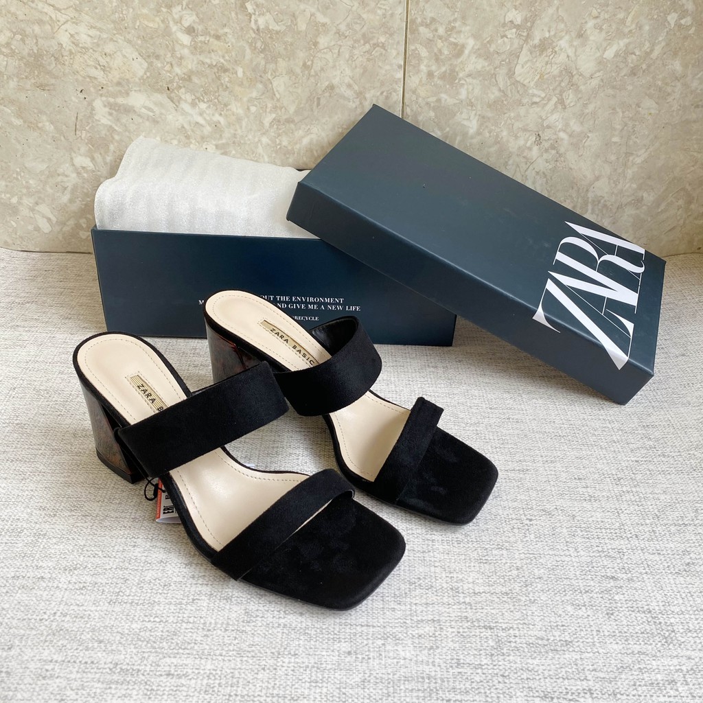 Sepatu ZR-148 Slide Leopard Heels
