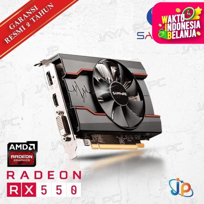 VGA Sapphire Pulse Radeon RX 550 4GB - RX 550 4 GB DDR5