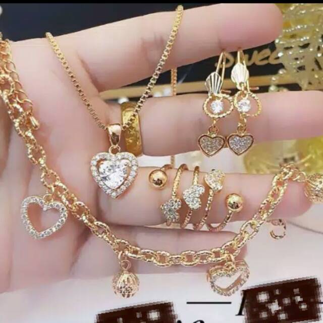 Perhiasan xuping 1 set