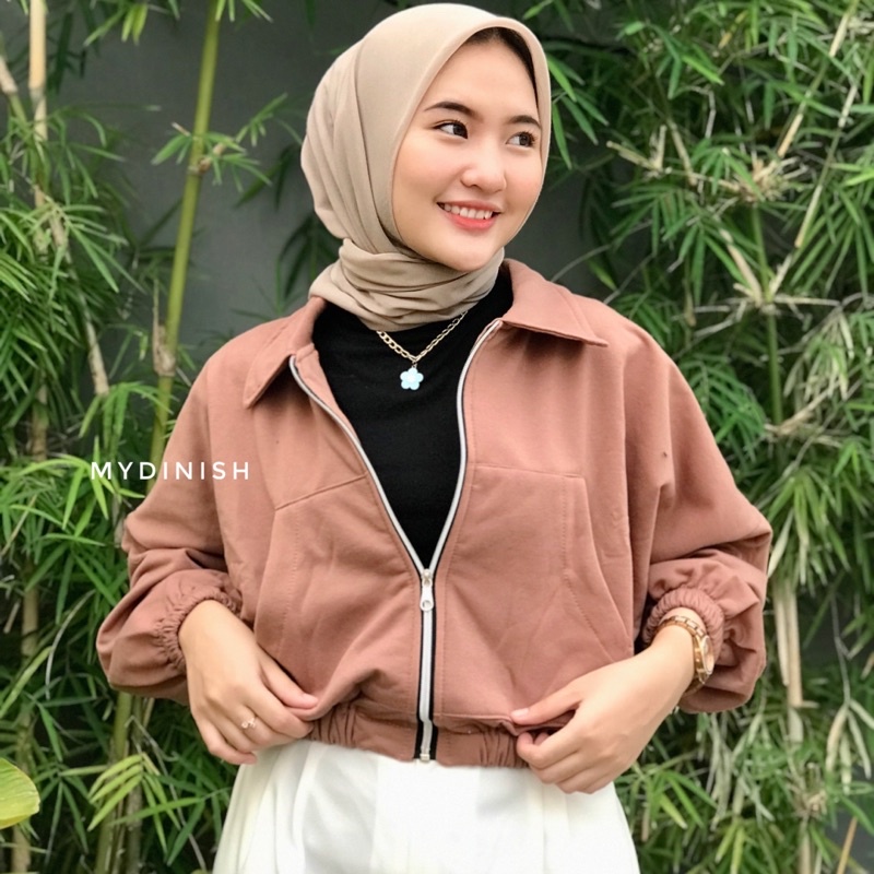 Fuji Crop Cardy - Cardigan Wanita Terbaru