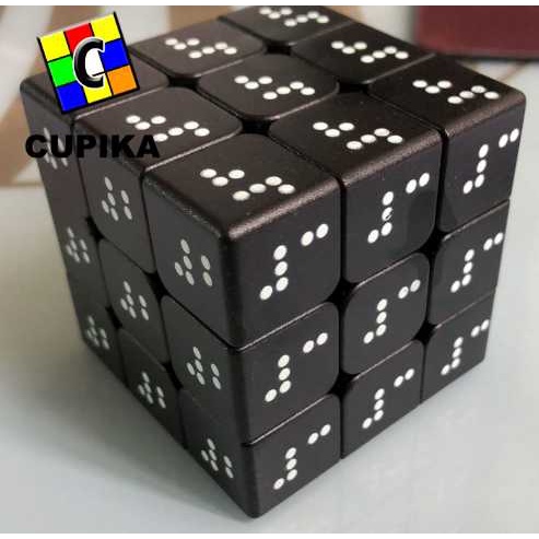 Rubik Z-Cube 3x3 DOMINO BLACKBASE Z Cube viral yongjun 3x3x3 meilong