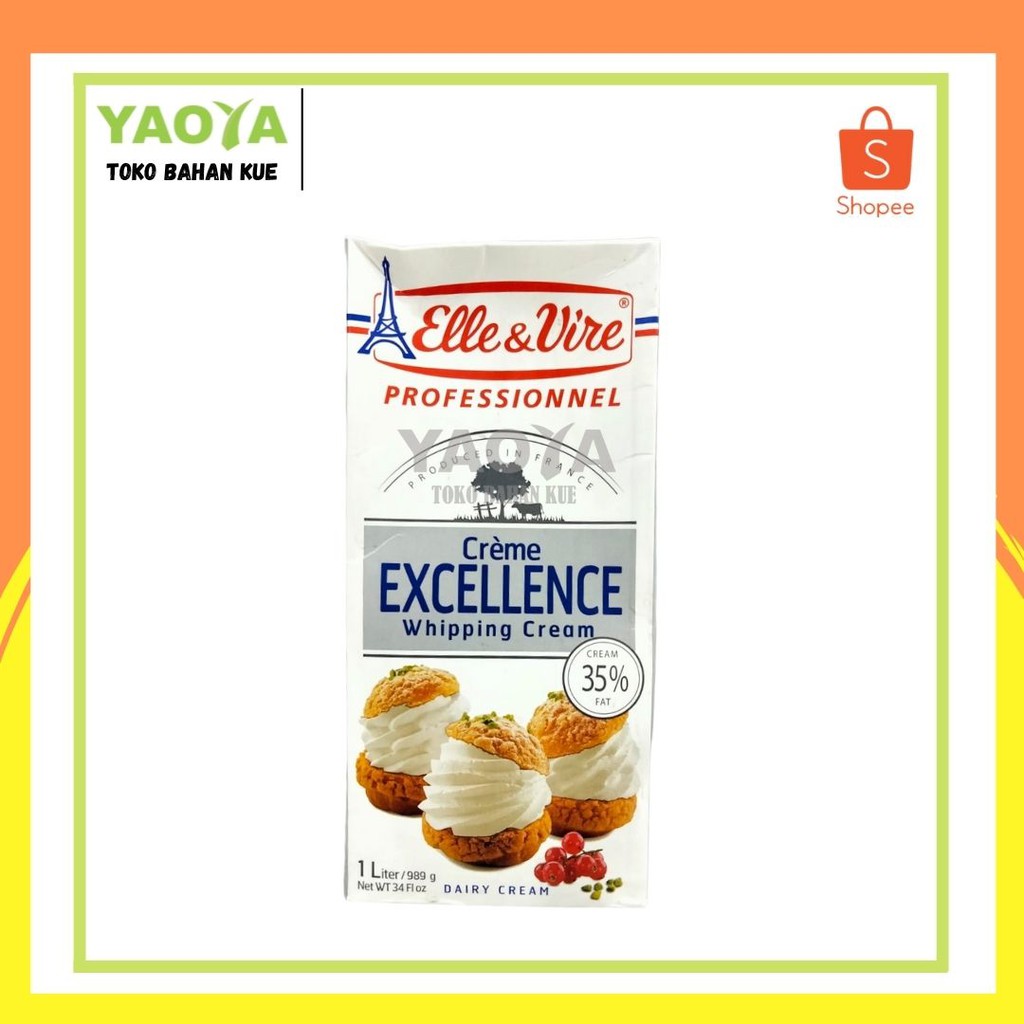 

ELLE & VIRE EXCELLENCE WHIPPING CREAM 1 LITER