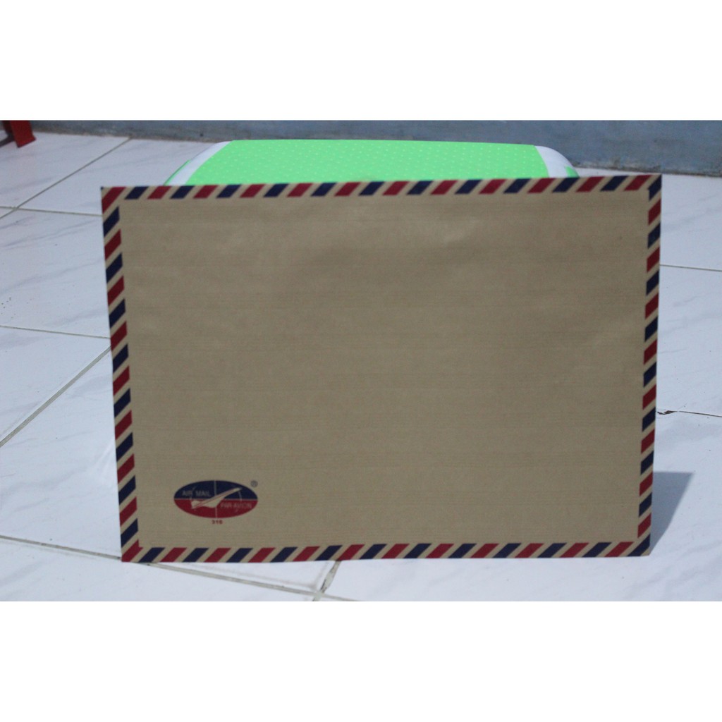 

amplop coklat tali map lamaran dokumen document air mail
